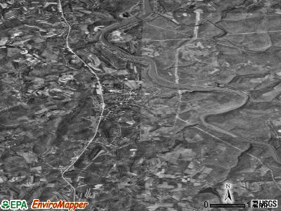 Perry township, Pennsylvania satellite photo by USGS