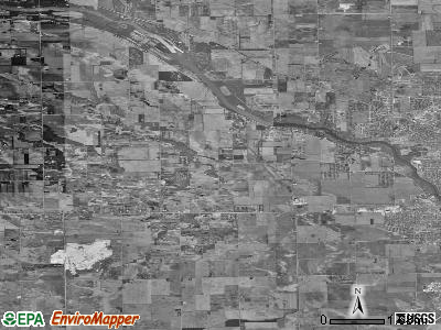Limestone township, Illinois satellite photo by USGS