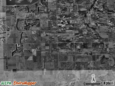 Essex township, Illinois satellite photo by USGS