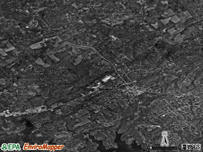 Newtown township, Pennsylvania satellite photo by USGS