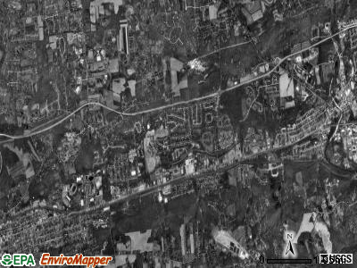 Caln township, Pennsylvania satellite photo by USGS