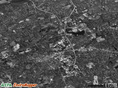West Goshen township, Pennsylvania satellite photo by USGS