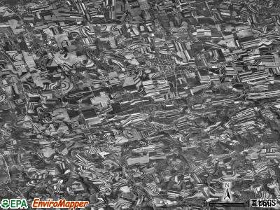 Strasburg township, Pennsylvania satellite photo by USGS