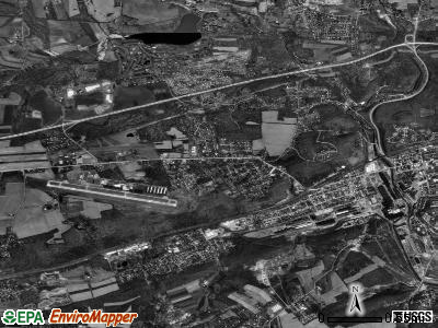 Valley township, Pennsylvania satellite photo by USGS