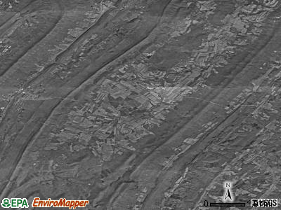 Colerain township, Pennsylvania satellite photo by USGS