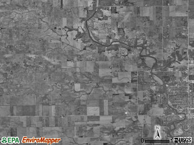 Eagle township, Illinois satellite photo by USGS