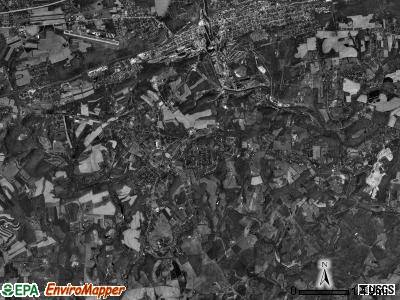 East Fallowfield township, Pennsylvania satellite photo by USGS