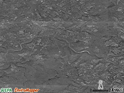 Black township, Pennsylvania satellite photo by USGS