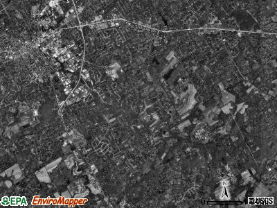 Westtown township, Pennsylvania satellite photo by USGS