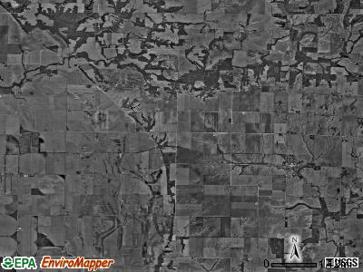 Abington township, Illinois satellite photo by USGS