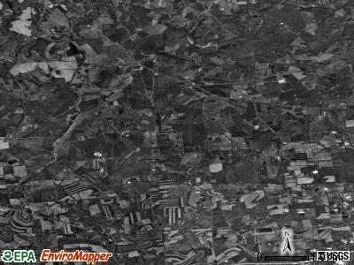 West Marlborough township, Pennsylvania satellite photo by USGS
