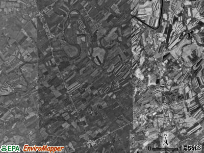 Hamilton township, Pennsylvania satellite photo by USGS