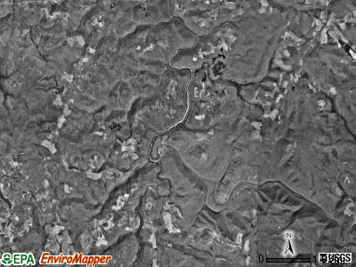 Stewart township, Pennsylvania satellite photo by USGS