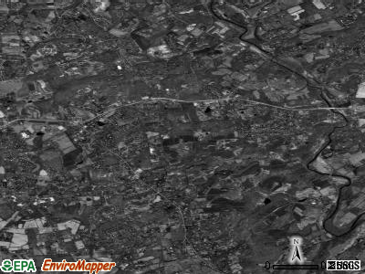 Pennsbury township, Pennsylvania satellite photo by USGS