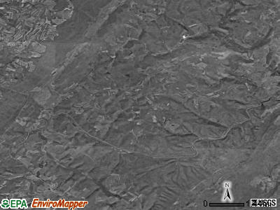 Northampton township, Pennsylvania satellite photo by USGS