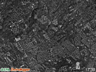 Aston township, Pennsylvania satellite photo by USGS