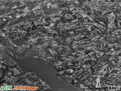 Drumore township, Pennsylvania satellite photo by USGS