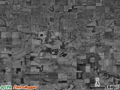 Walnut Grove township, Illinois satellite photo by USGS
