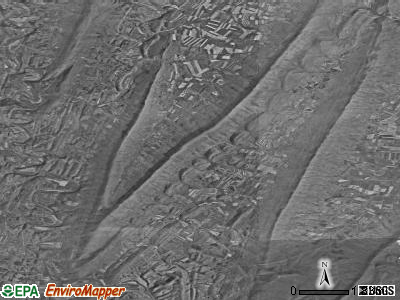 Warren township, Pennsylvania satellite photo by USGS
