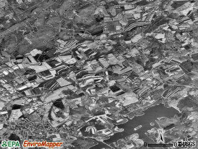 Heidelberg township, Pennsylvania satellite photo by USGS