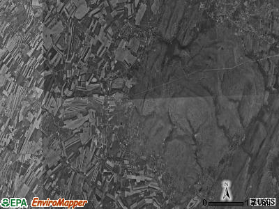 Quincy township, Pennsylvania satellite photo by USGS