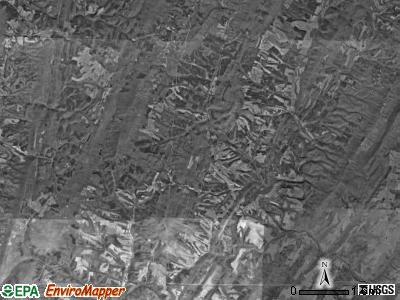 Mann township, Pennsylvania satellite photo by USGS