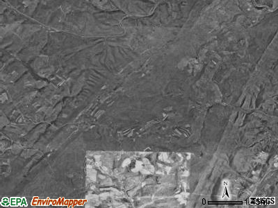 Southampton township, Pennsylvania satellite photo by USGS