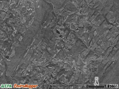 Greenville township, Pennsylvania satellite photo by USGS