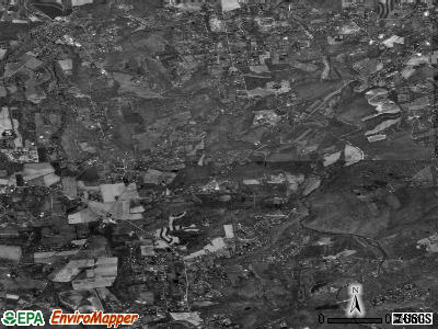 London Britain township, Pennsylvania satellite photo by USGS