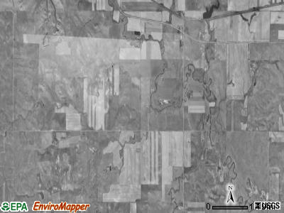 White Butte township, South Dakota satellite photo by USGS