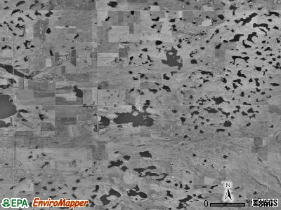 Wacker township, South Dakota satellite photo by USGS