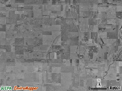 Osceola township, South Dakota satellite photo by USGS