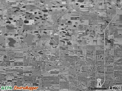 Lien township, South Dakota satellite photo by USGS