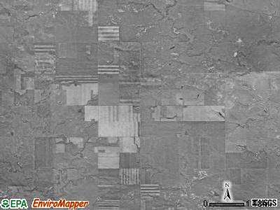 Prairie View township, South Dakota satellite photo by USGS