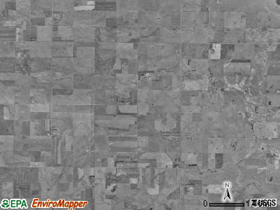Carl township, South Dakota satellite photo by USGS