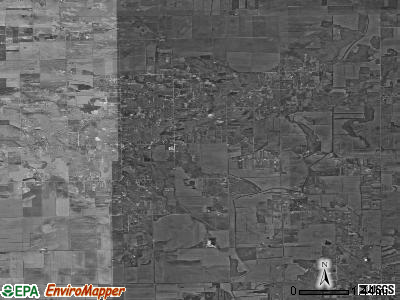 Pembroke township, Illinois satellite photo by USGS