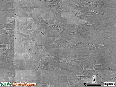 Lodgepole township, South Dakota satellite photo by USGS