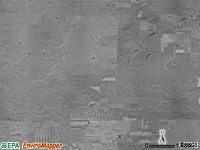 Barrett township, South Dakota satellite photo by USGS