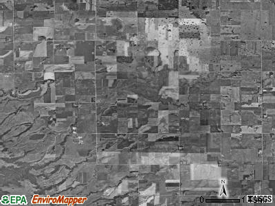 Bossko township, South Dakota satellite photo by USGS