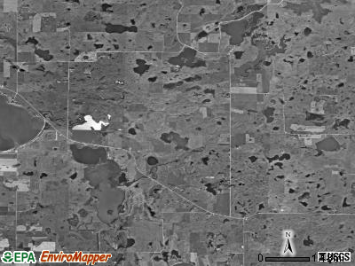 Red Iron Lake township, South Dakota satellite photo by USGS