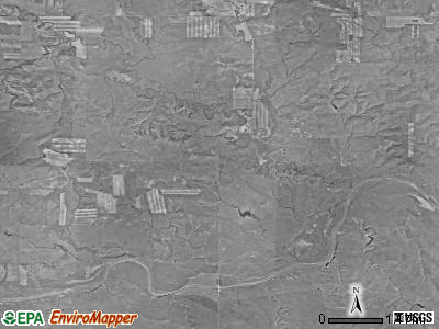 Glendo township, South Dakota satellite photo by USGS