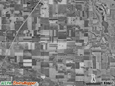 Grant township, South Dakota satellite photo by USGS
