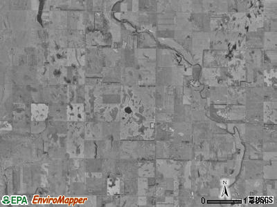 Westport township, South Dakota satellite photo by USGS