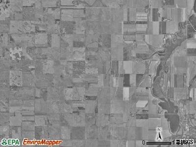 Garland township, South Dakota satellite photo by USGS