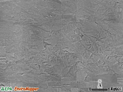 White Hill township, South Dakota satellite photo by USGS