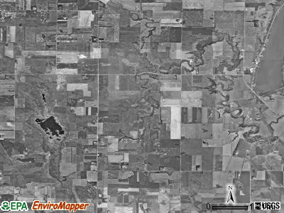 Easter township, South Dakota satellite photo by USGS