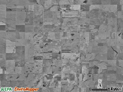 Belle township, South Dakota satellite photo by USGS