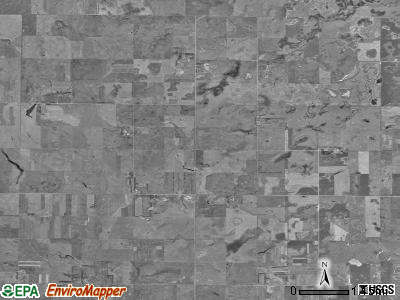 Pembrook township, South Dakota satellite photo by USGS