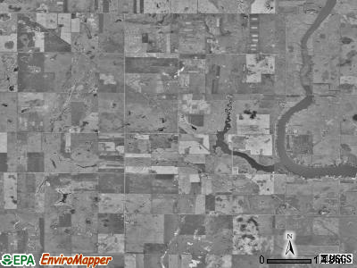 Ravinia township, South Dakota satellite photo by USGS