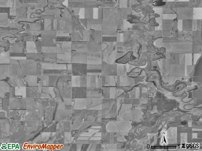 Cambria township, South Dakota satellite photo by USGS